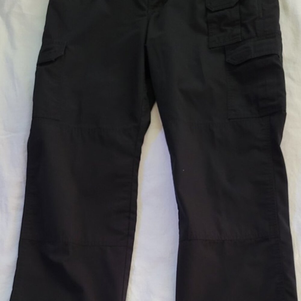 5.11 Women's Black Taclite Pro Tactical 7 Pocket Cargo Pant Size 16